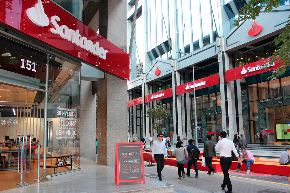 Todos los servicios de Banco Santander Chile: cuentas, tarjetas y créditos