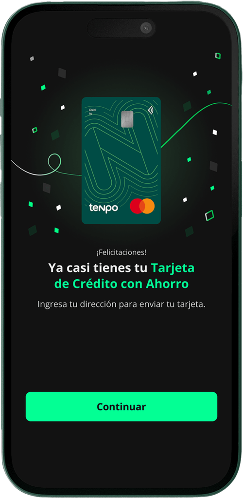 Tarjeta de Crédito con Depósito Tenpo