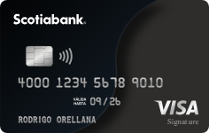 tarjeta signature scotiabank