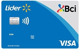 tarjeta lider bci visa