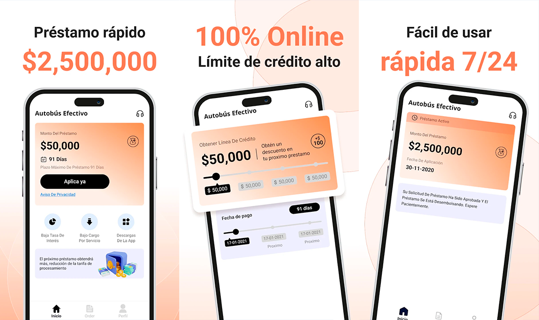 APP Préstamo Autobús Efectivo para chilenos: evaluación completa