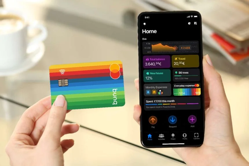 Cuenta de ahorro Bunq 100% online en Europa