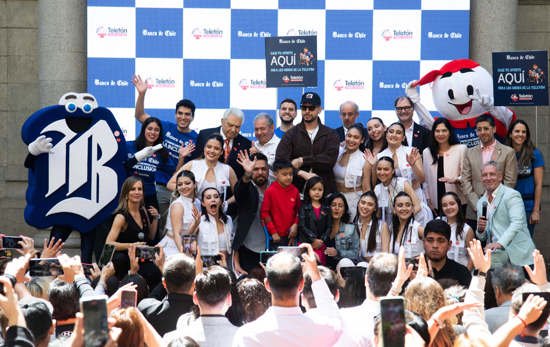 Banco de Chile y Teletón se unen nuevamente para gran campaña de recaudación 2024